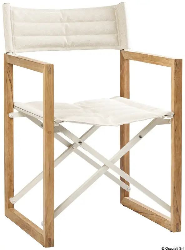 71.325.02 Sedia pieghevole teak ARC The Square lino Osculati