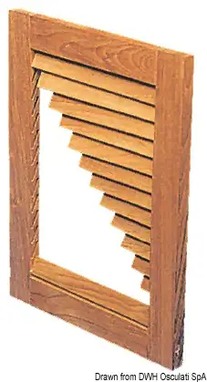71.607.04 Profilo persiana teak 1210 mm Osculati