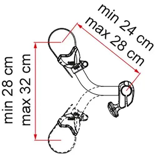 BRACCETTO PER CARRY-BIKE BIKE BLOCK PRO S2 07215A01A