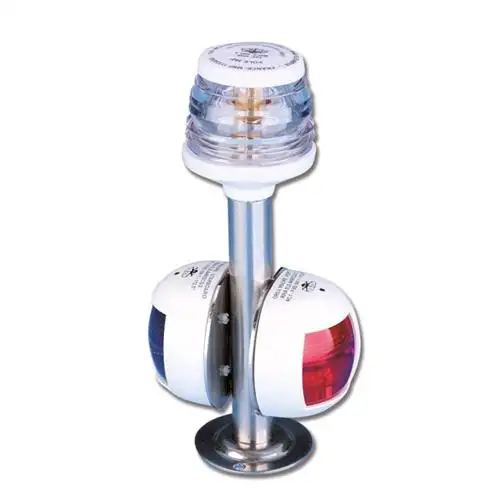 FANALE 12V “POLE 360°” A 360°20MT CORONAMENTO BIANCO + ORSA MINORE ROSSO E VERDE