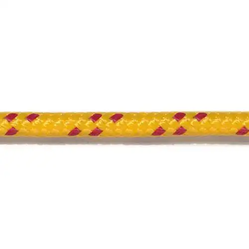 “SPECIAL TREM” TRECCIA POLIPROPILENE Ø MM.12 GIALLA FILO ROSSO