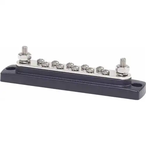 BARRA DI CONNESSIONE BUS BAR MIDI 10 LINEE 4MM 150A M6