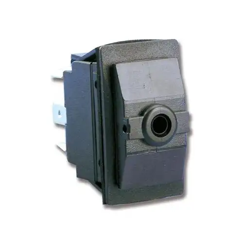 INTERRUTTORE A BASCULA SENZA TASTO ON/OFF/(ON) 3 TERMINALI CON 1 LED