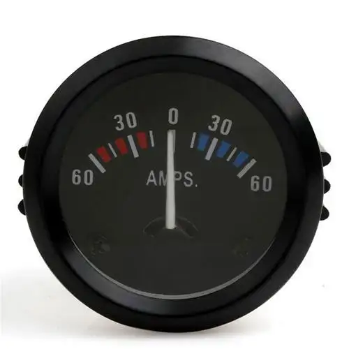 AMPEROMETRO ECO LINE INCASSO 52 MM NERO