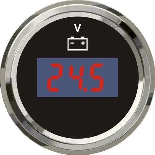 VOLTMETRO DIGITALE X LINE INCASSO 52 NERO 9/32 VOLT