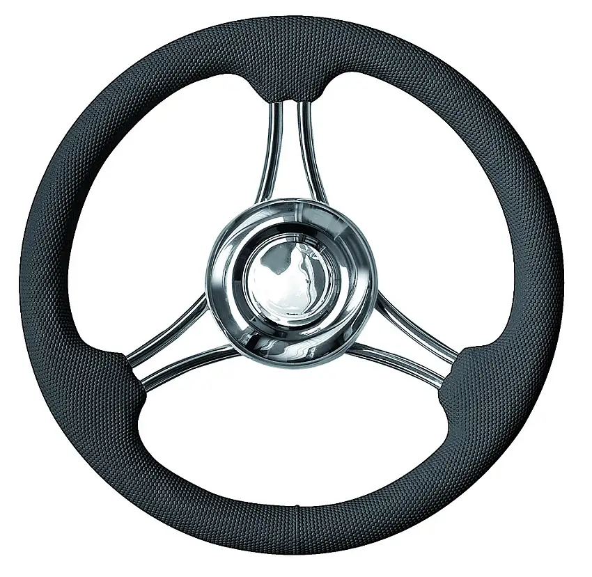 Savoretti Ruota Timone Nero Ø Mm.350
