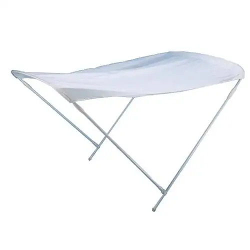 TENDALINO 2 ARCHI SOMBRERO ALU STRONG BIANCO 130X180X110H MM