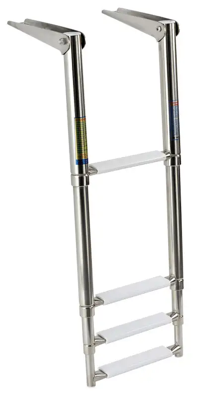Scaletta inox telescopica 4 gradini