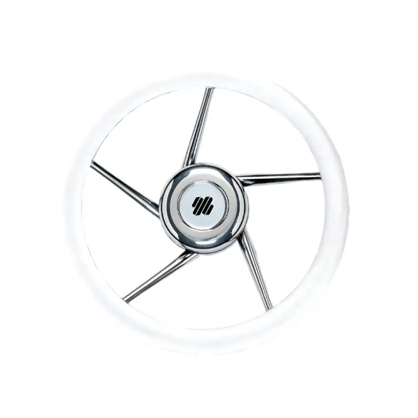 Volante V02 poliuretano bianco mm.350