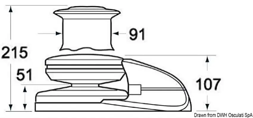 Barbotin 12 mm per Lewmar V4/5