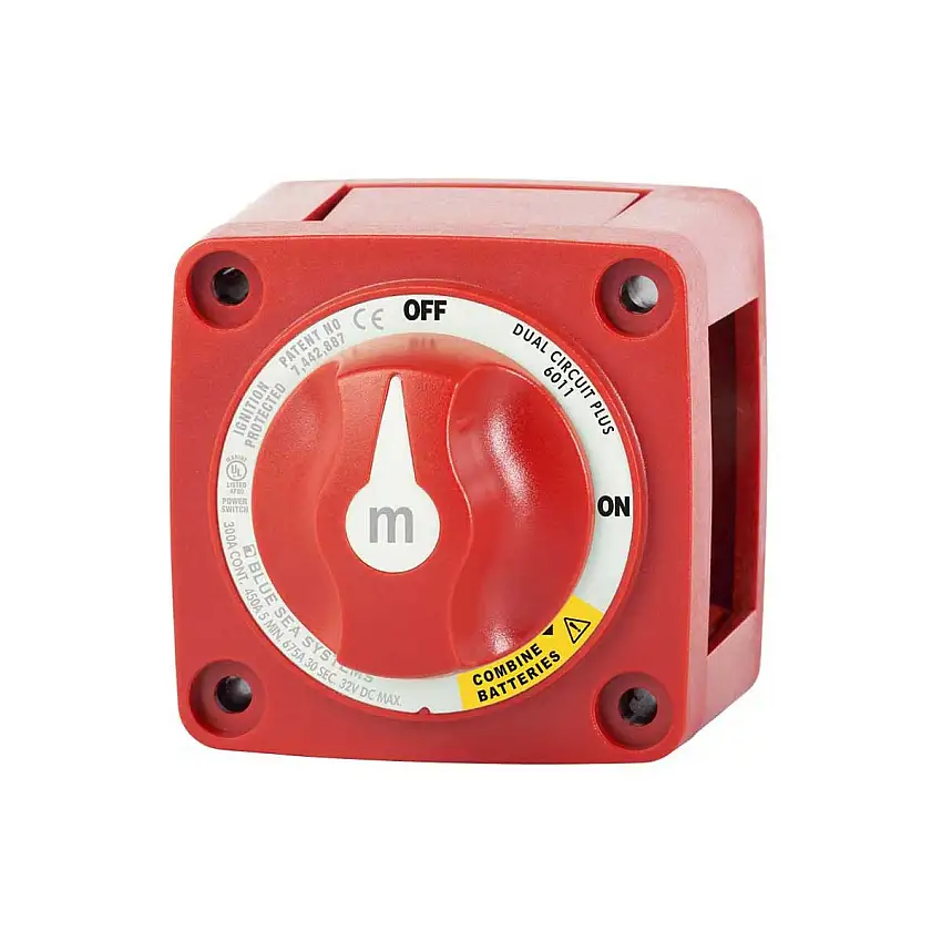 Accoppiatore mini batteria a doppio circuito - 3 posizioni 2 ingressi - 300A