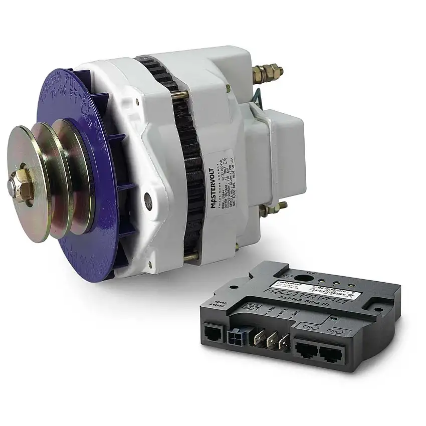 Alternatore Alpha 12V/130A + regolatore di carica Alpha Pro III