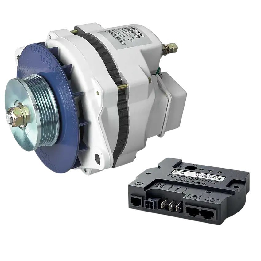 Alternatore Alpha 24V/75A + regolatore di carica Alpha Pro III
