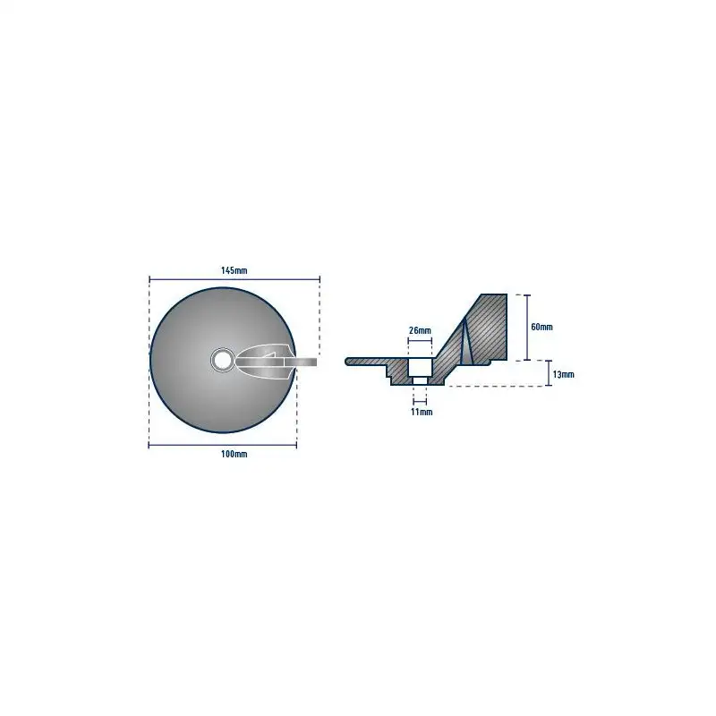 Anodo a pinna 60CV MERCURY