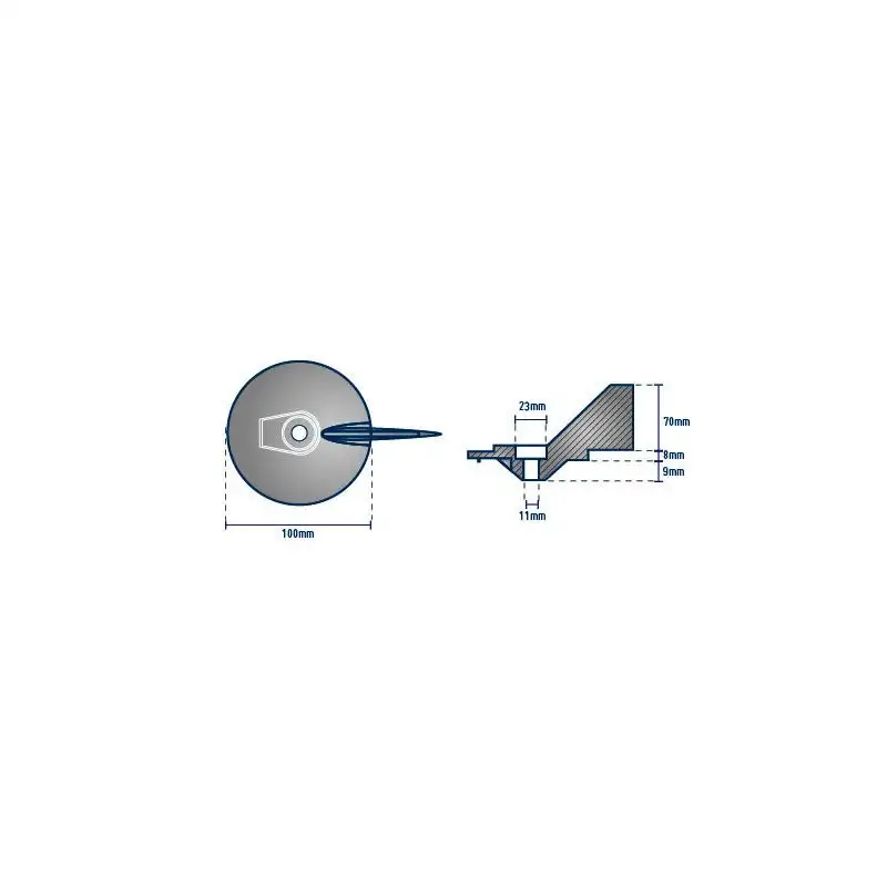 Anodo a pinna V4-V6 (Z-Drive) YAMAHA