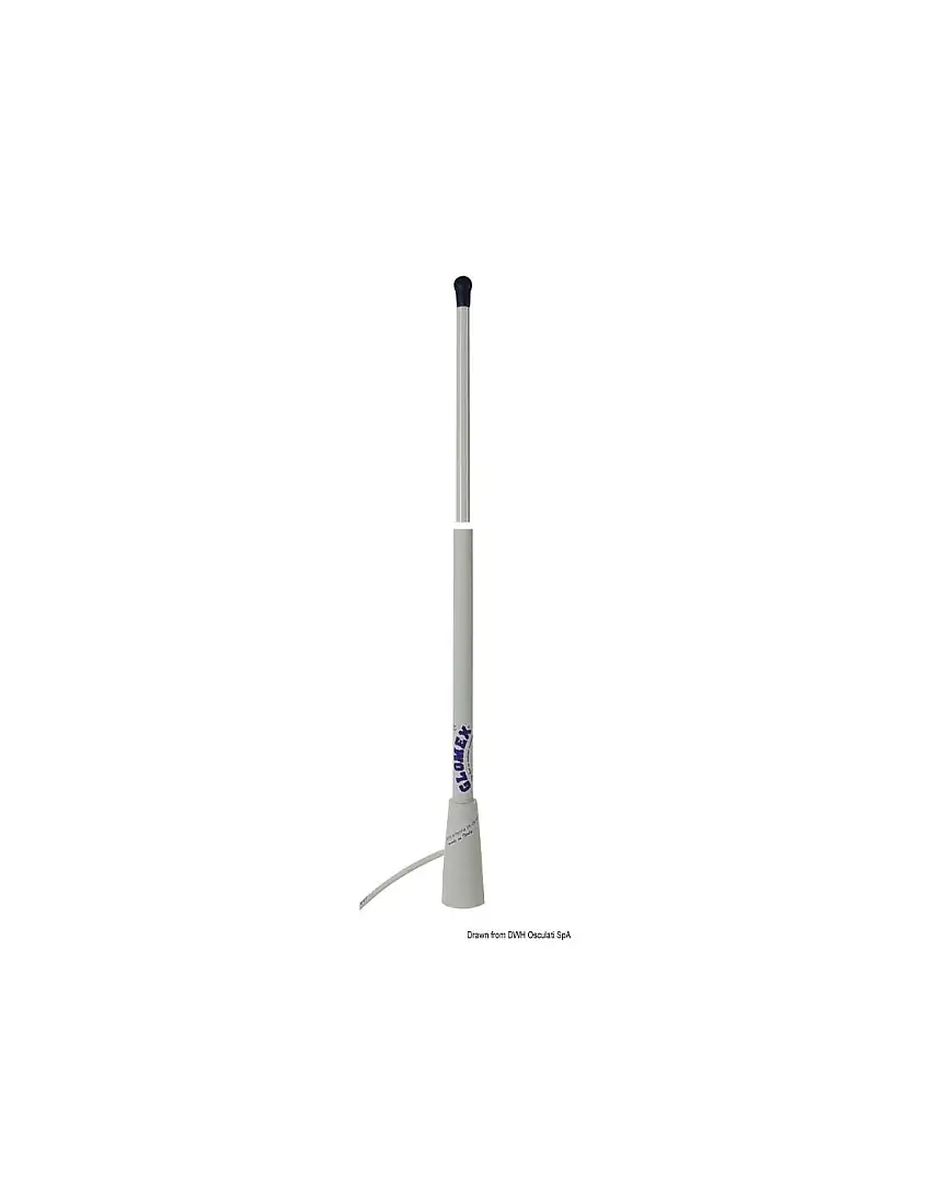 Antenna in fiberglass GLOMEX per apparati CB