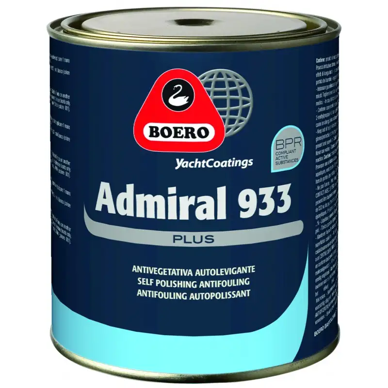Antivegetativa admiral 933 nero 2,50l