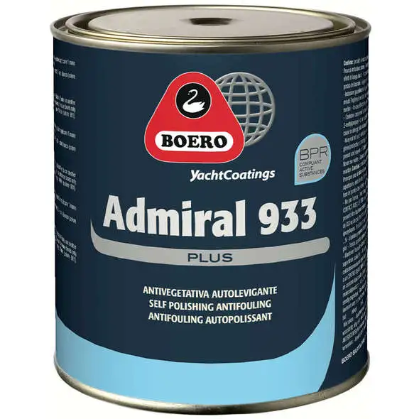 Antivegetativa Boero Admiral 933 Plus - Blu Profondo 2,5 lt.
