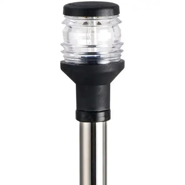 Asta fanali omologata RINA “Utility compact” cm 60 nera