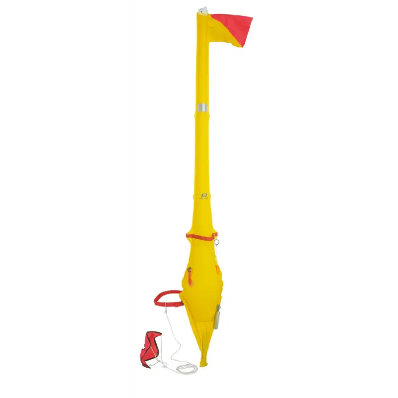 Asta ior gonfiabile contenitore giallo