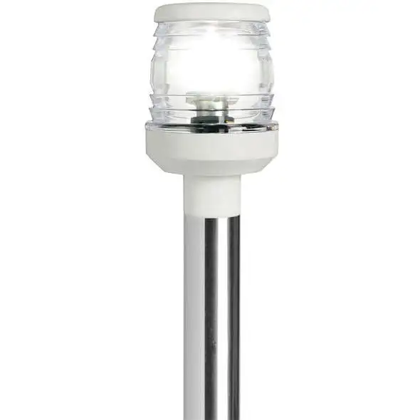 Asta luminosa abbattibile plastica bianca