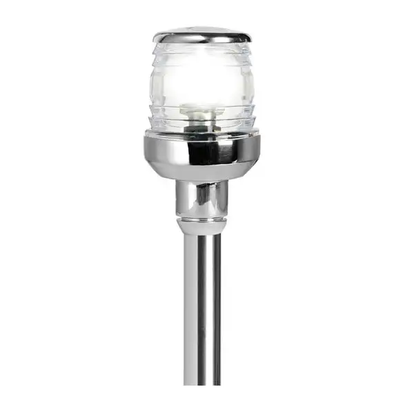 Asta luminosa estraibile Classic basetta Flush cm. 60 Inox