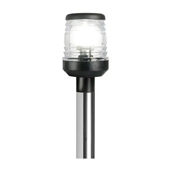 Asta luminosa estraibile Classic basetta Flush cm. 60 Nera