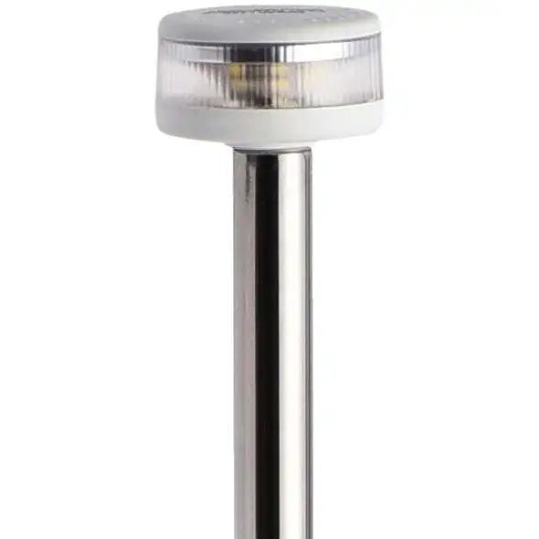 Asta luminosa LED Evoled 360° a parete fanale Bianco