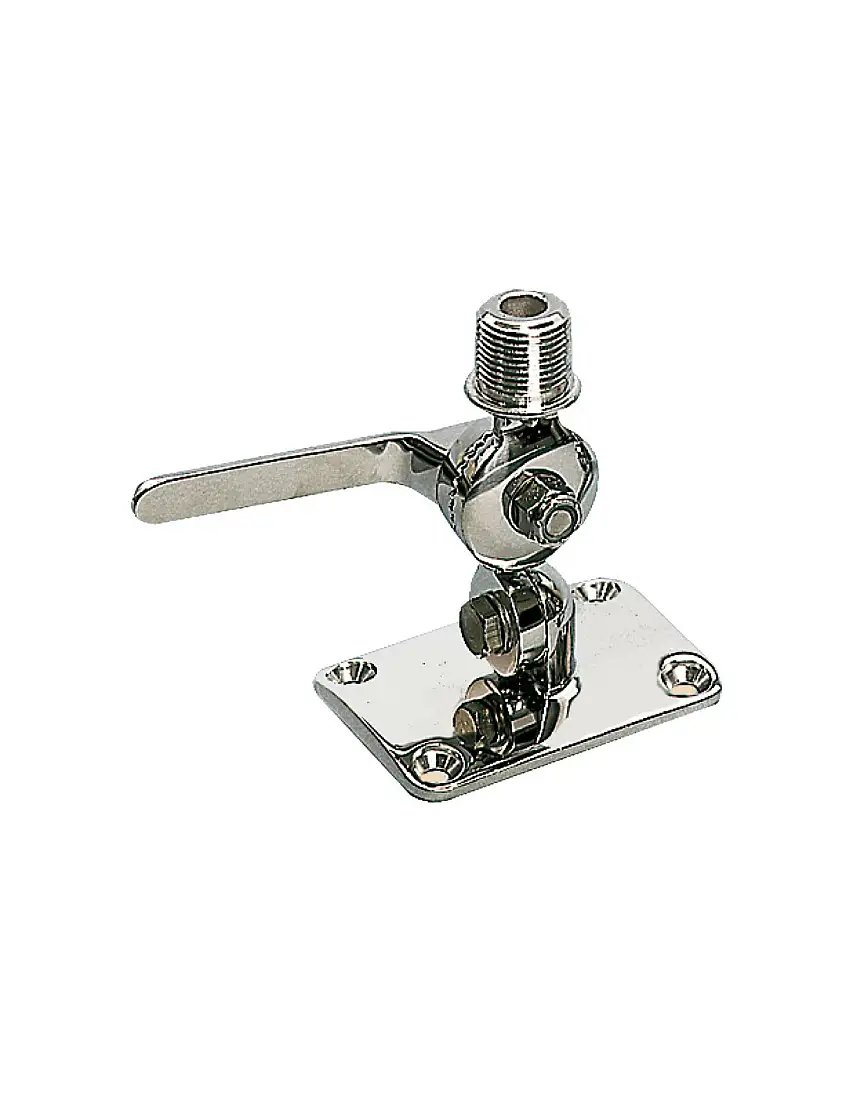 Base a doppio snodo per antenna radio