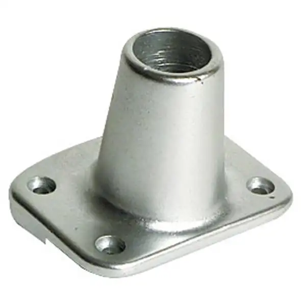 Base alluminio per falchetta Inclinata 7°