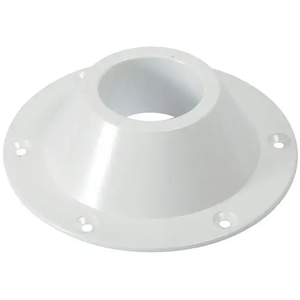 Base conica per gambe tavolo bianca