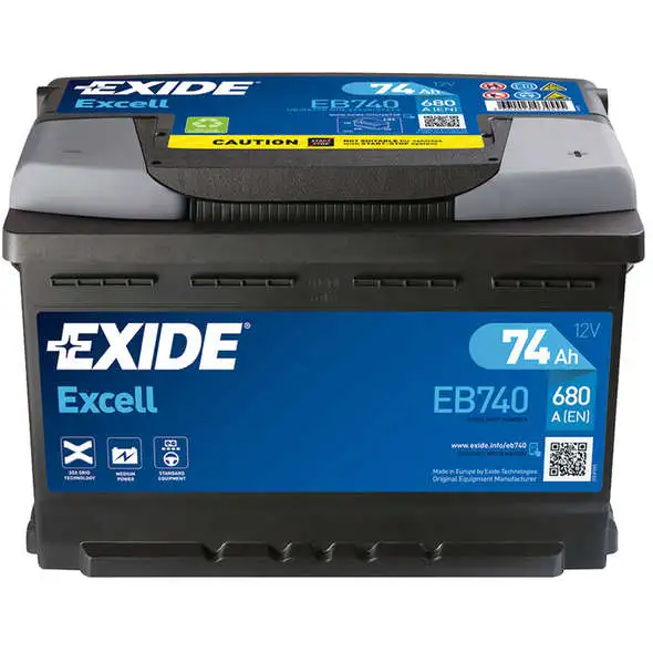 Batteria Exide Excell EB1000 100 Ah