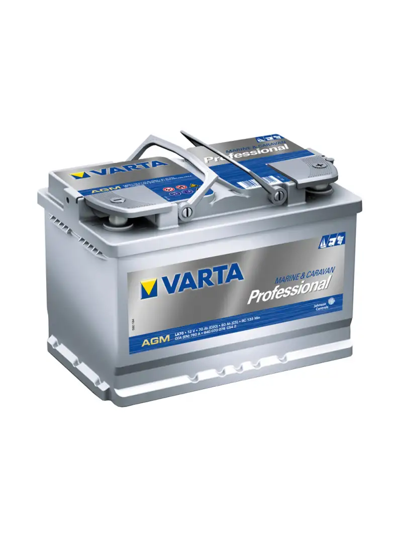 BATTERIA VARTA PROF. AGM 70 Ah JOHNSON BATTERIE