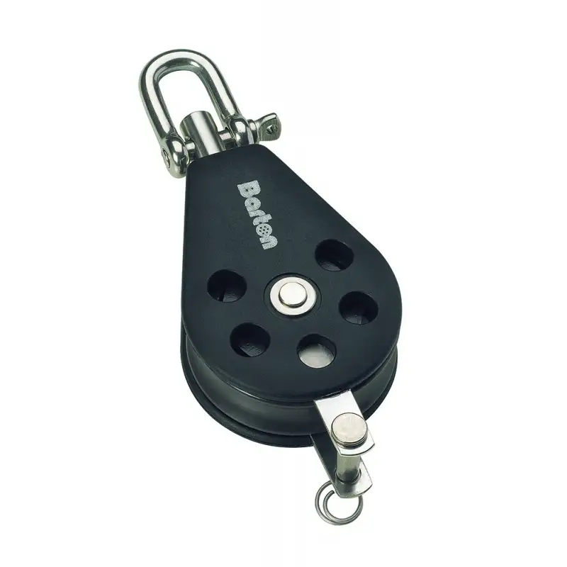 Bozzello singolo girevole mm.12 con arricavo