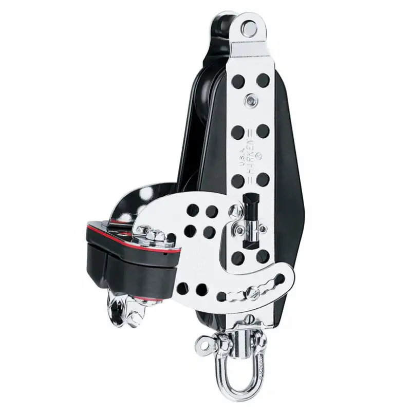 Bozzello winch MIDRANGE Hexaratchet® a violino con grillo e arricavo con strozzatore
