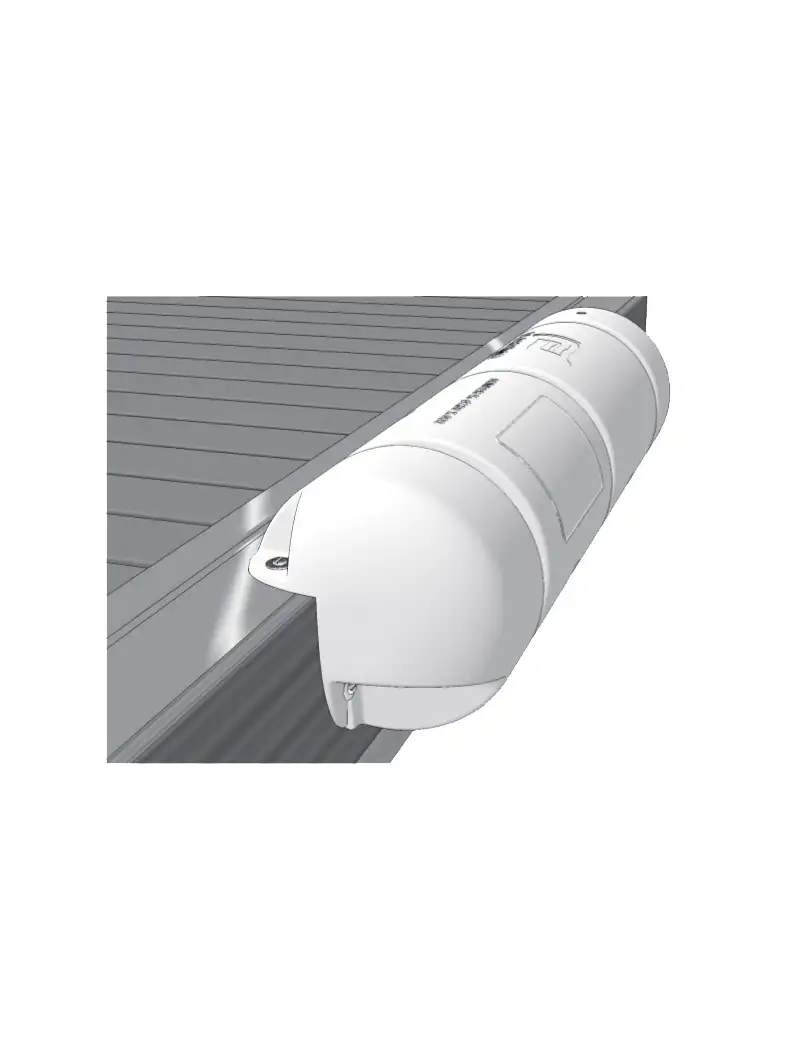 BUMPER DRITTO BIANCO Ø CM. 25 X 90 PLASTIMO