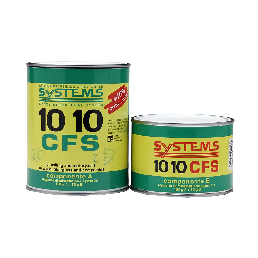 RESINA EPOSSIDICA C-SYSTEMS 10 10 CFS DA KG.1,1 COMPRESO CATALIZZATORE
