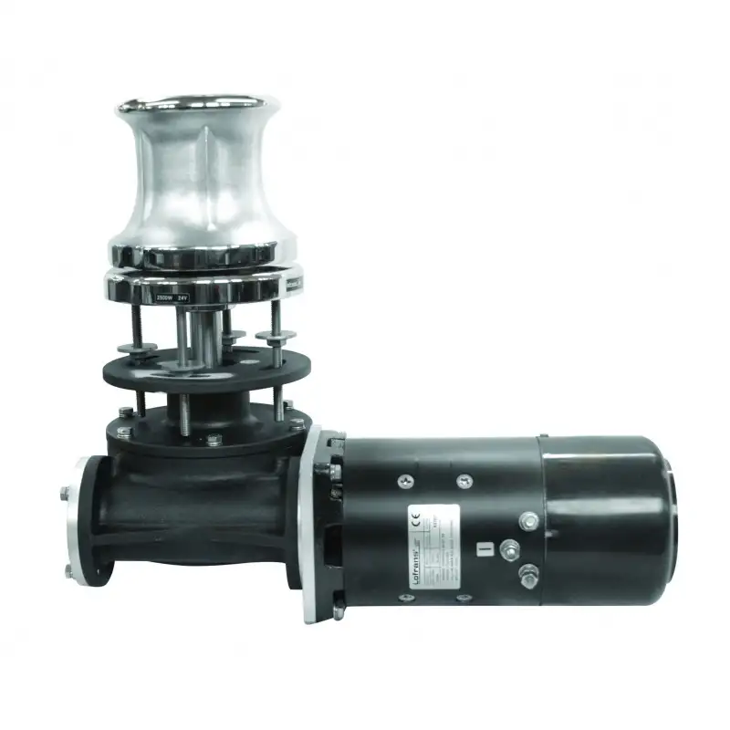 Cabestano T2000 24V 2300W in bronzo cromato