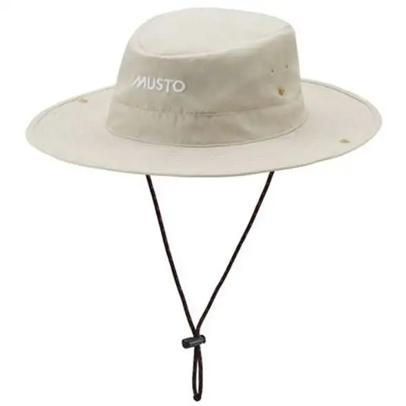 Cappello a Tesa Larga Musto Fast Dry - Light Stone
