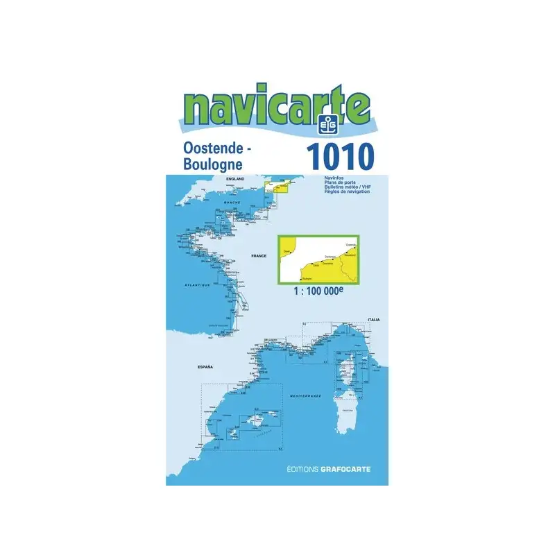 Carta nautica Navicarte - Manica