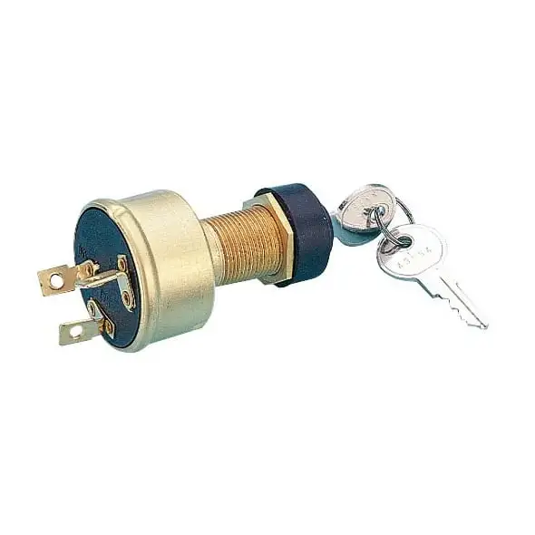 Chiave avviamento motore marino Ottone 3 contatti
