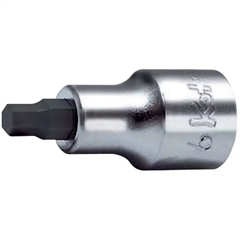 CHIAVE BUSSOLA ESAGONALE ATTACCO 1/2, 6 mm. L.50 mm.