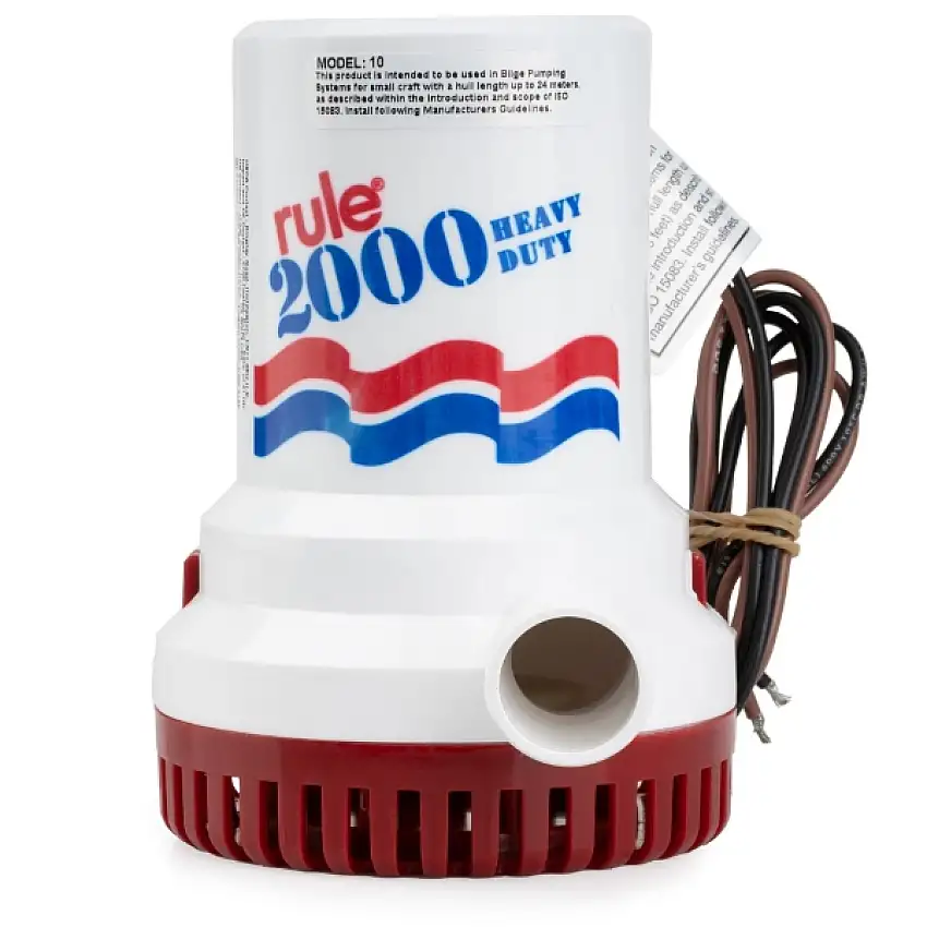 Pompa immersione RULE 2000 GPH 12V