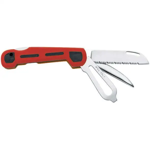 Coltello Inox Skipper - Rosso