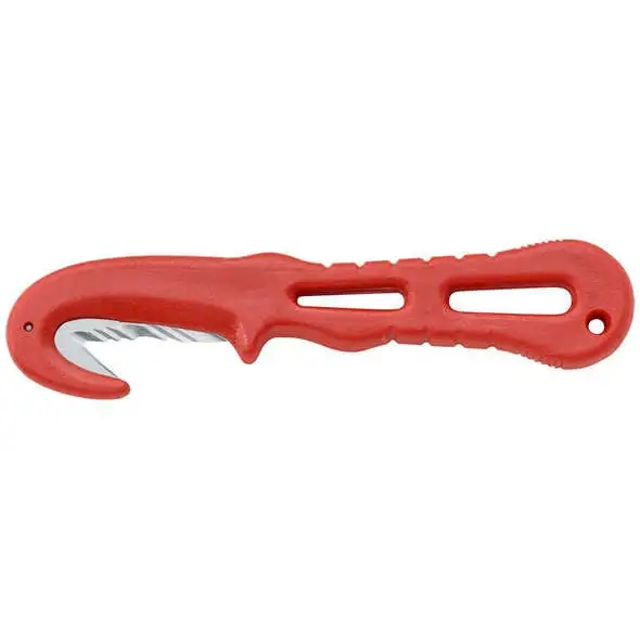 Coltello salvataggio Inox tagliasagola TS01 - Rosso