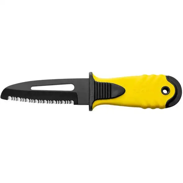 Coltello salvataggio Inox Tekno Rescue B - Giallo