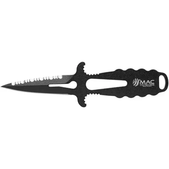 Coltello sub Acciaio Nitrogeno Apnea 9 BE - Nero