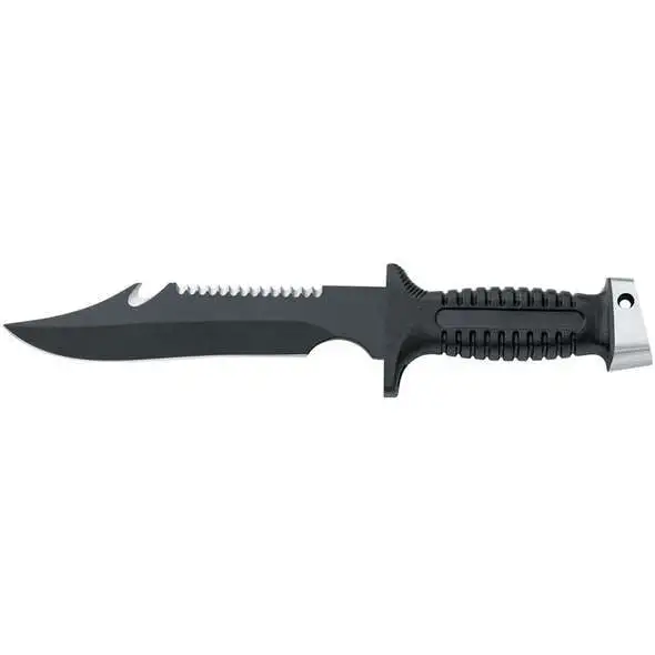 Coltello sub Acciaio Nitrogeno Shark M2 - Nero