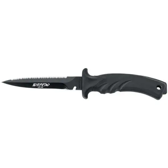 Coltello sub Acciaio Nitrogeno Torpedo 11 BE - Nero