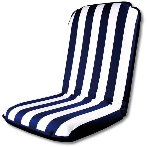 Comfort Seat Cuscino barca autoreggente Righe Bianco/Blu